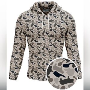 Fore Fathers Pitmaster Camo Performance Hoodie NWT